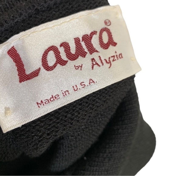 Vintage Laura By Alyzia Knit Jumpsuit Size 4/6 Small - Picture 13 of 14